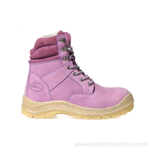 leather safety shoes steel toe cap